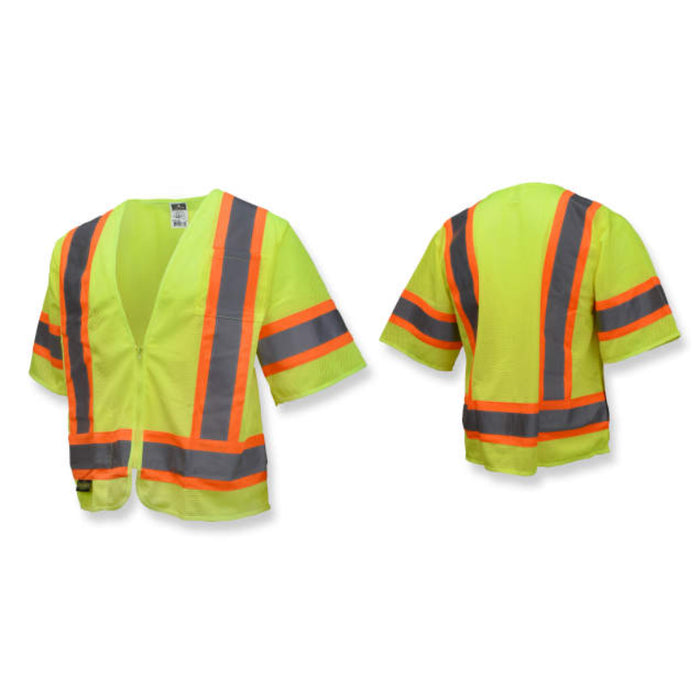 Radians High Visibility Economy Type R ANSI Class 3 Safety Vest with Two-Tone Trim - SV22-3