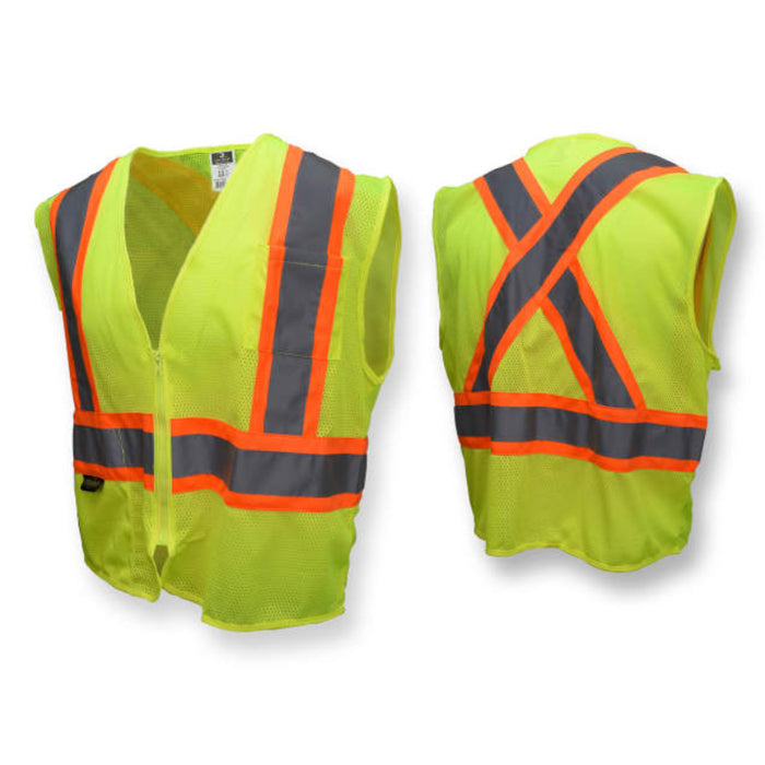 Radians High Visibility Mesh X-Back Type R ANSI Class 2 Safety Vest - SV22X