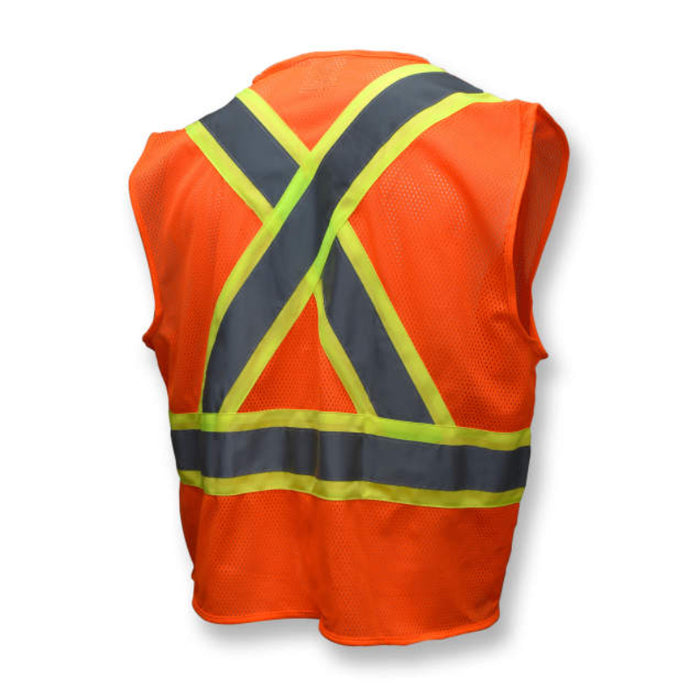 Radians High Visibility Mesh X-Back Type R ANSI Class 2 Safety Vest - SV22X