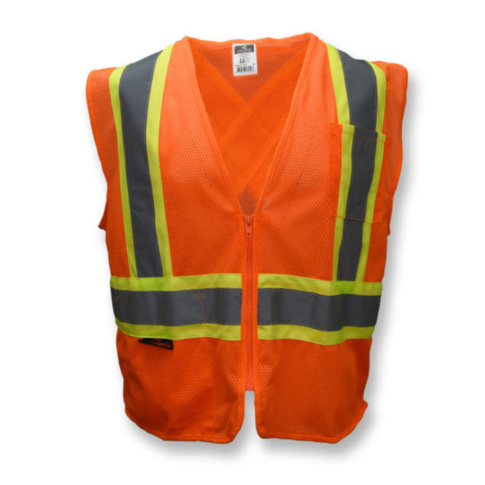 Radians High Visibility Mesh X-Back Type R ANSI Class 2 Safety Vest - SV22X