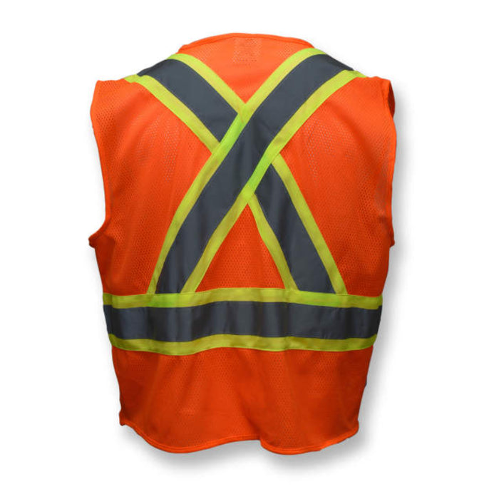 Radians High Visibility Mesh X-Back Type R ANSI Class 2 Safety Vest - SV22X