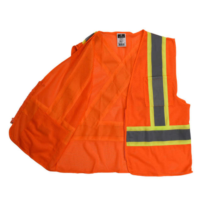 Radians High Visibility Mesh X-Back Type R ANSI Class 2 Safety Vest - SV22X