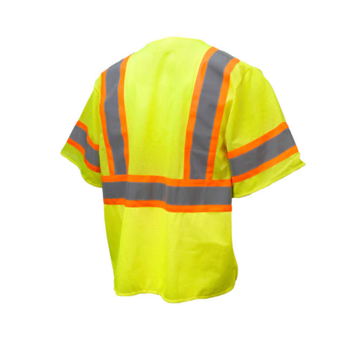 Radians High Visibility ANSI Class 3 Type R Safety Vest with Zip-N-Rip™ - SV24-3