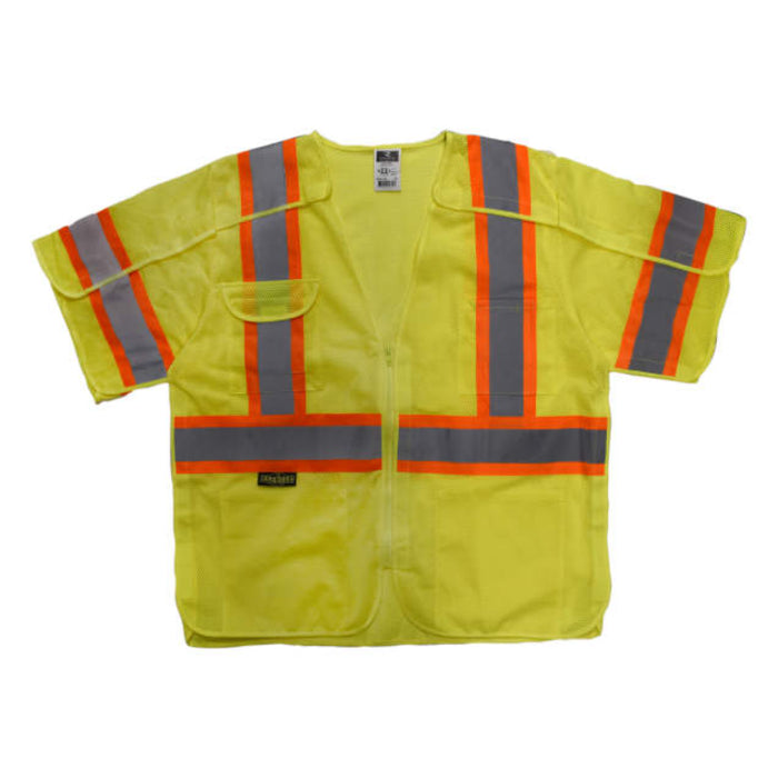 Radians High Visibility ANSI Class 3 Type R Safety Vest with Zip-N-Rip™ - SV24-3