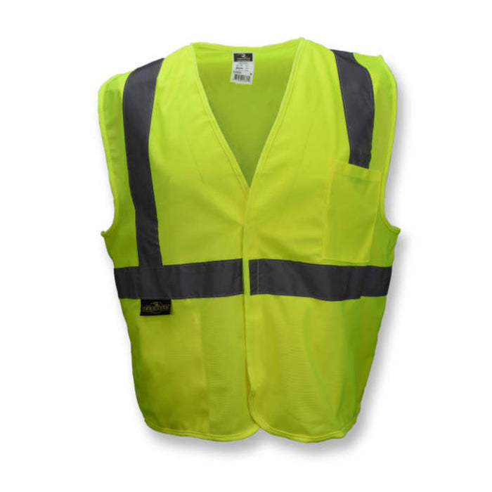 Radians High Visibility Economy Type R ANSI Class 2 Solid Safety Vest - SV2-SOLID