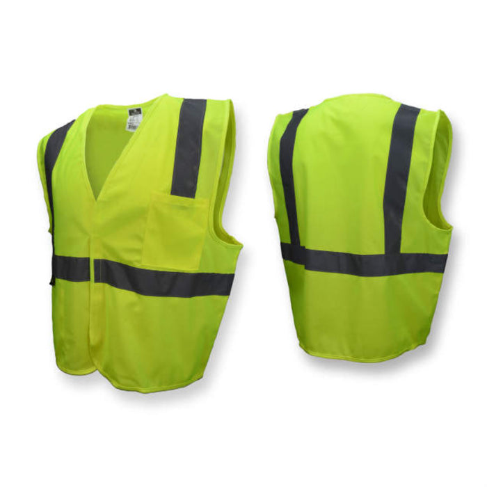Radians High Visibility Economy Type R ANSI Class 2 Solid Safety Vest - SV2-SOLID