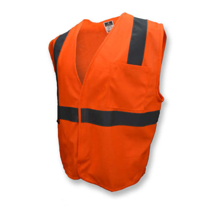 Radians High Visibility Economy Type R ANSI Class 2 Solid Safety Vest - SV2-SOLID