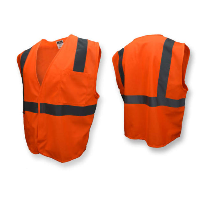 Radians High Visibility Economy Type R ANSI Class 2 Solid Safety Vest - SV2-SOLID