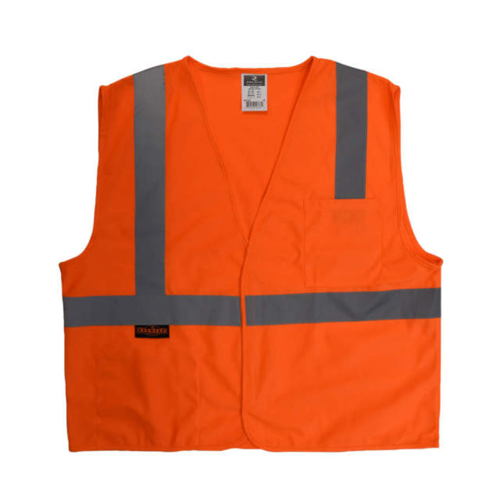 Radians High Visibility Economy Type R ANSI Class 2 Solid Safety Vest - SV2-SOLID