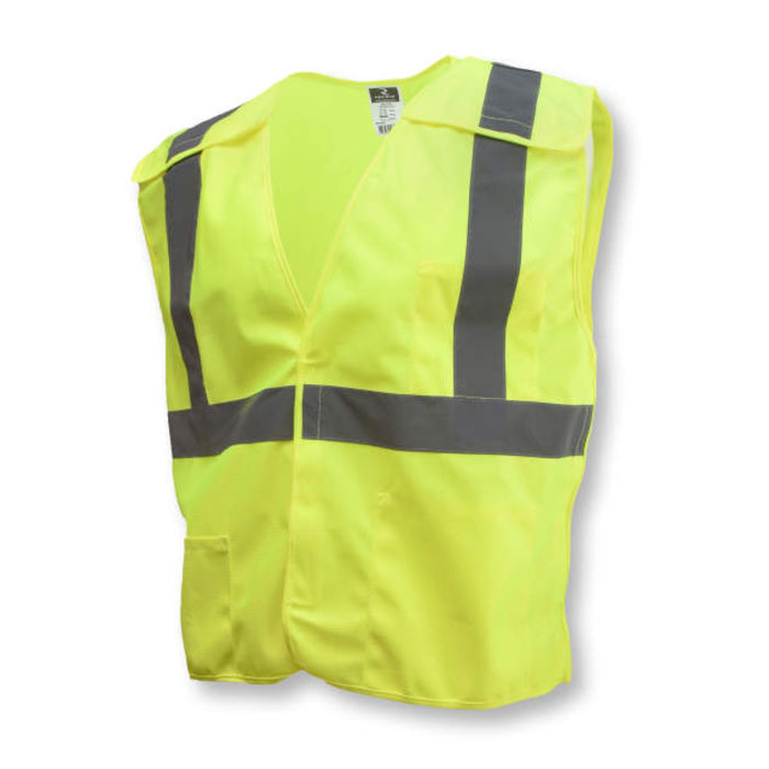 Radians High Visibility Economy Type R ANSI Class 2 Breakaway Solid Safety Vest - SV4