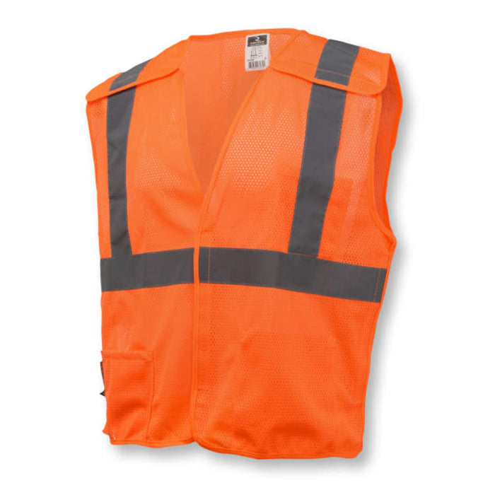 Radians High Visibility Economy Type R Class 2 Breakaway Mesh Safety Vest - SV4