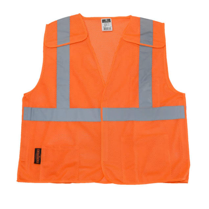 Radians High Visibility Economy Type R Class 2 Breakaway Mesh Safety Vest - SV4