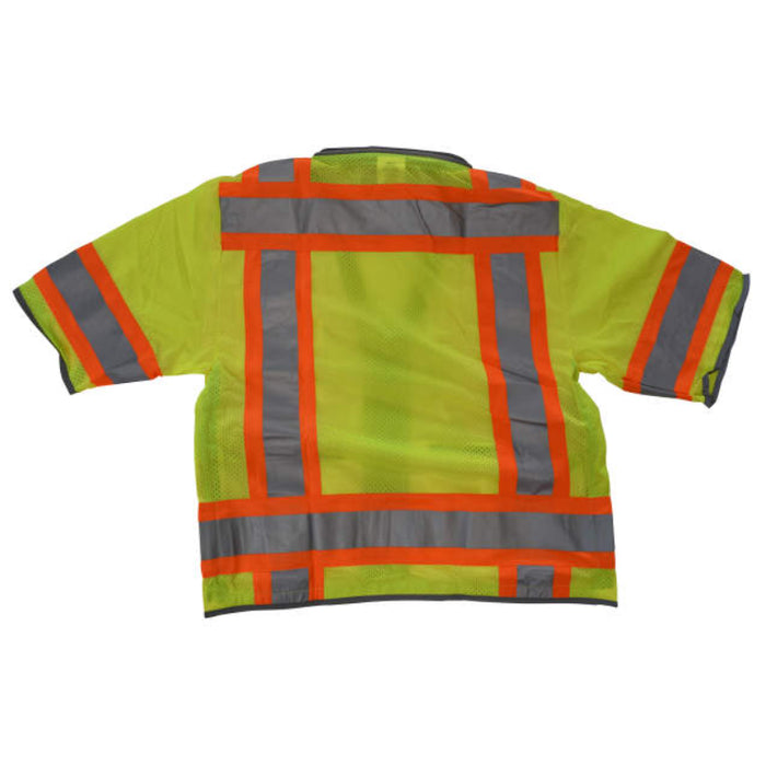 Radians High Visibility ANSI Class 3 Type R Heavy Woven Two Tone Engineer Vest - SV55-3