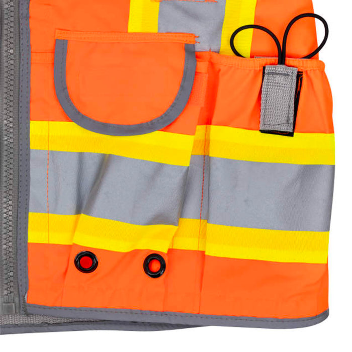 Radians High Visibility ANSI Class 2 Type R Women's Heavy Duty Engineer Vest - SV55W