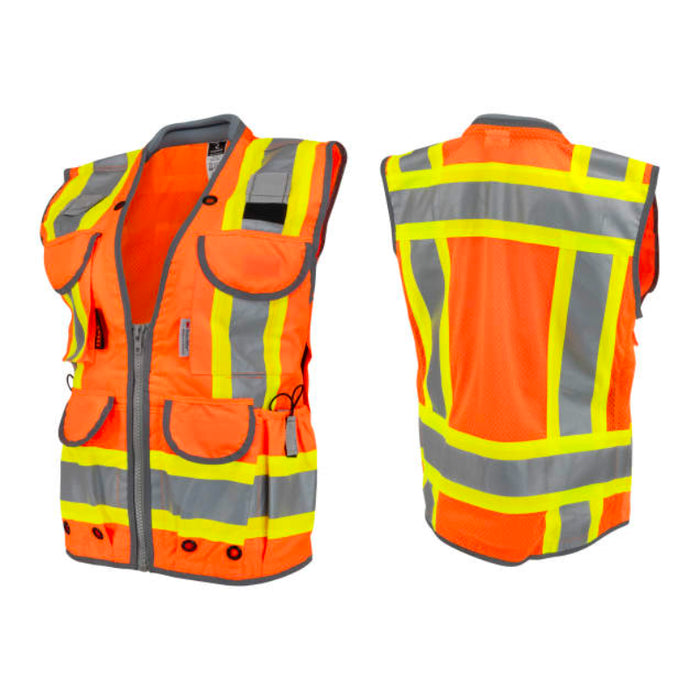 Radians High Visibility ANSI Class 2 Type R Women's Heavy Duty Engineer Vest - SV55W