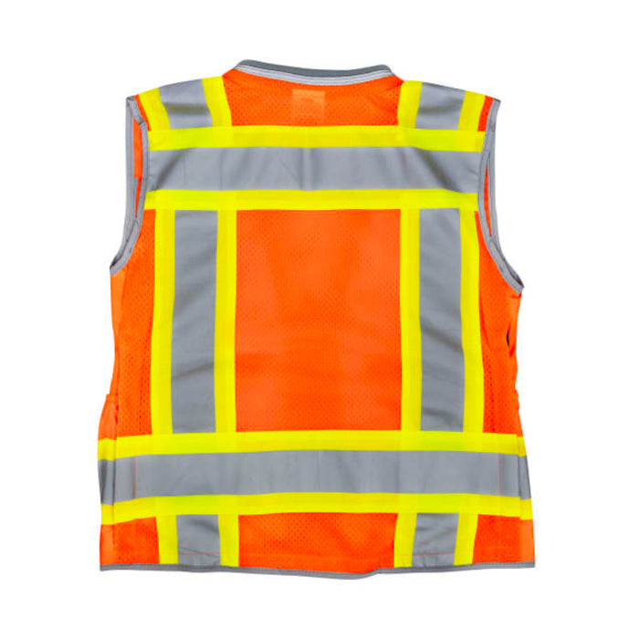 Radians High Visibility ANSI Class 2 Type R Women's Heavy Duty Engineer Vest - SV55W