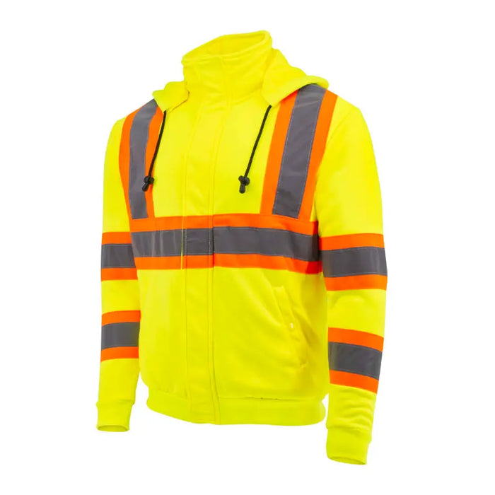Radians High Visibility High Neck Hooded Sweatshirt - ANSI Class 3 Type R - SW01X-2