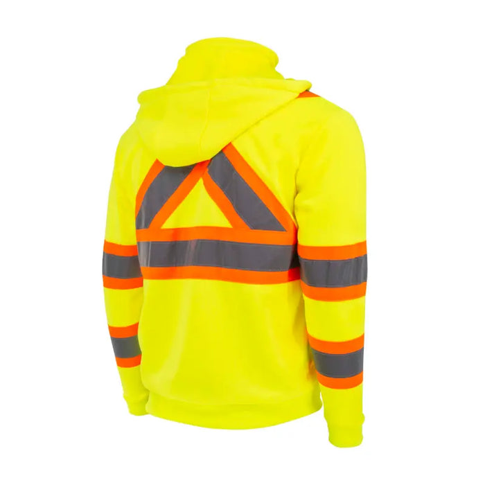Radians High Visibility High Neck Hooded Sweatshirt - ANSI Class 3 Type R - SW01X-2