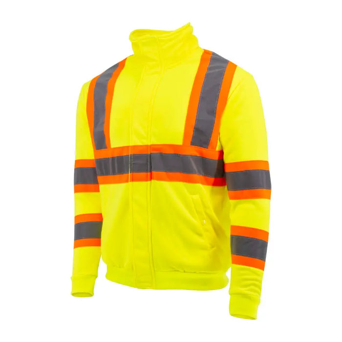 Radians High Visibility High Neck Hooded Sweatshirt - ANSI Class 3 Type R - SW01X-2