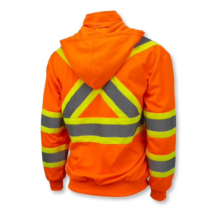 Radians High Visibility High Neck Hooded Sweatshirt - ANSI Class 3 Type R - SW01X-2