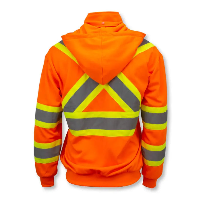 Radians High Visibility High Neck Hooded Sweatshirt - ANSI Class 3 Type R - SW01X-2