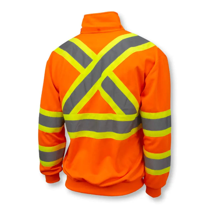 Radians High Visibility High Neck Hooded Sweatshirt - ANSI Class 3 Type R - SW01X-2