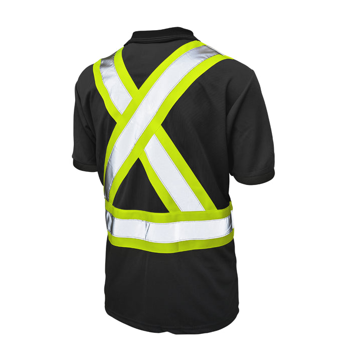 Tough Duck Birdseye Mesh Short Sleeve X - Back Safety Shirt - ST17