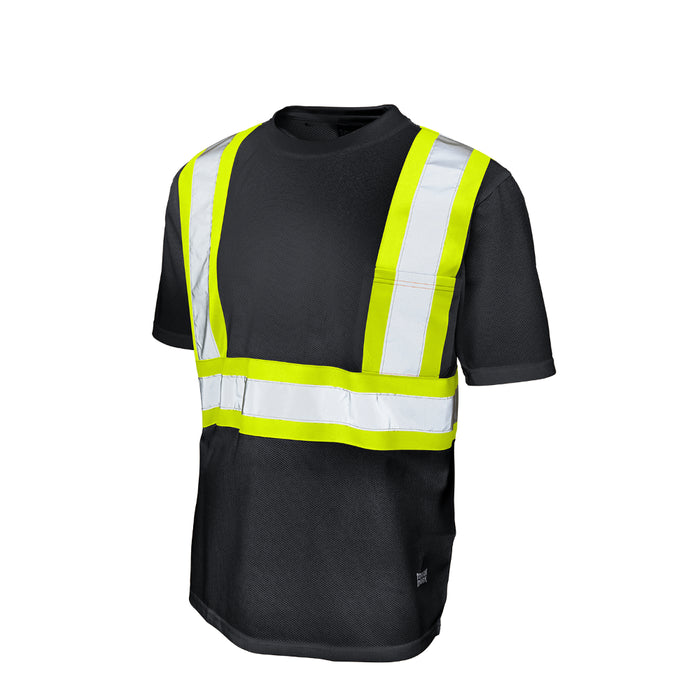 Tough Duck Hi-Vis Micro Mesh Short Sleeve Safety T-Shirt with Pocket - S392