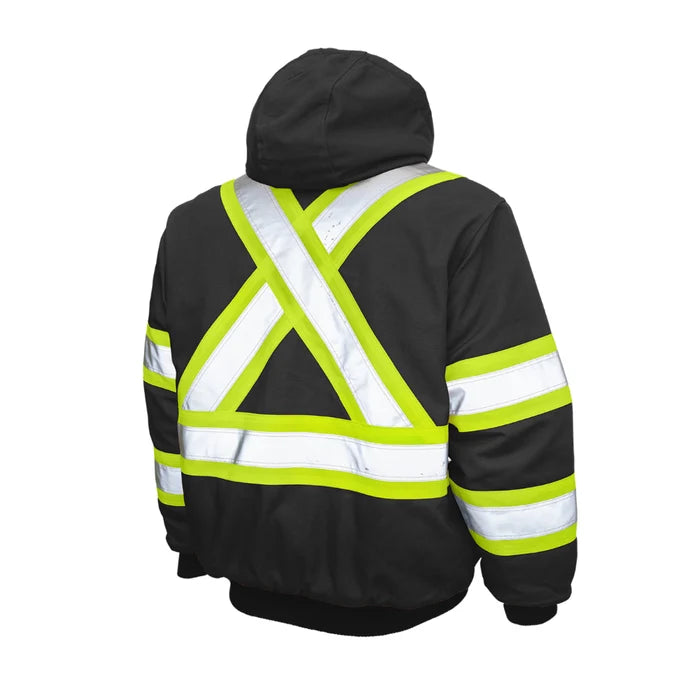 Tough Duck® Hi Vis Insulated Jacket and Overall Bundle - SJ25 & S757