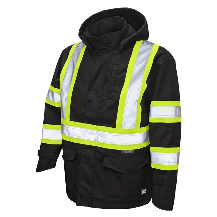 Tough Duck® Hi-Vis Ripstop Rain Jacket and Rain Bib Bundle - SJ25 & SB04