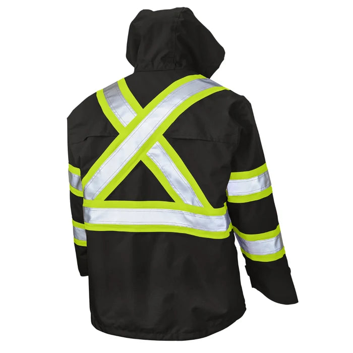 Tough Duck® Hi-Vis Ripstop Rain Jacket and Rain Bib Bundle - SJ25 & SB04
