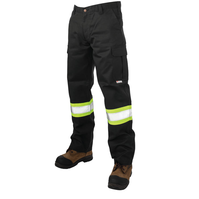 Tough Duck Relaxed Fit Twill Safety Cargo Utility Pant - S607