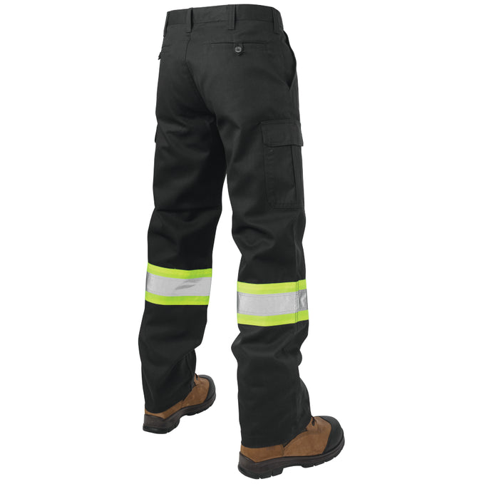 Tough Duck Relaxed Fit Twill Safety Cargo Utility Pant - S607