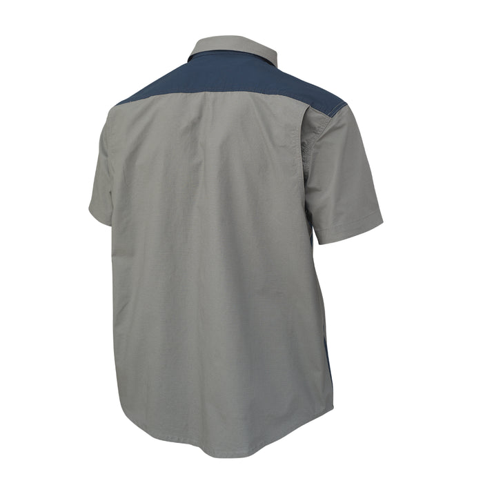 Tough Duck Short Sleeve Stretch Ripstop Color Block Shirt - WS18