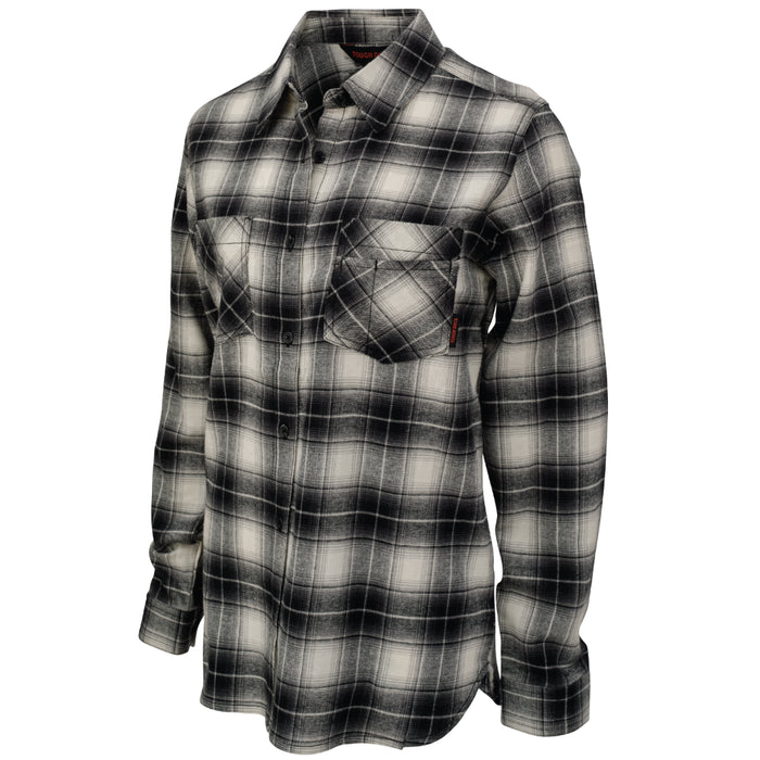 Tough Duck Women's Flannel Shirt with Adjustable Button Cuffs - WS10