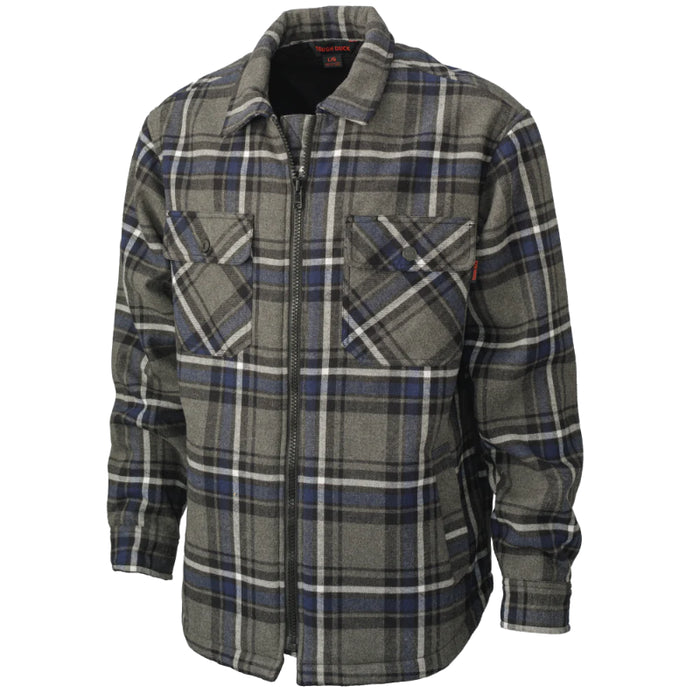 Tough Duck® Sherpa Bonded Flannel Jac-Shirt - WS15