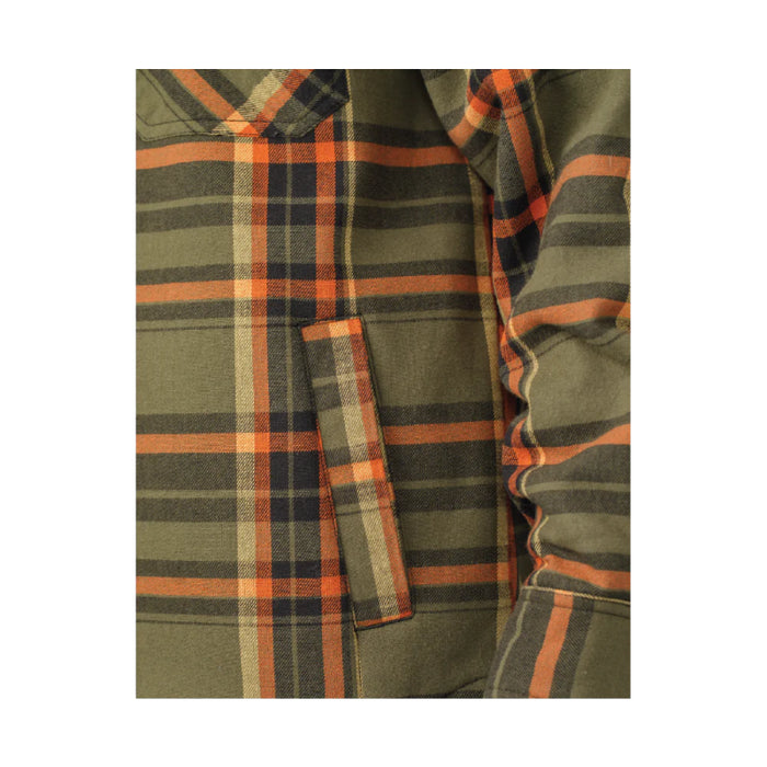 Tough Duck® Sherpa Bonded Flannel Jac-Shirt - WS15