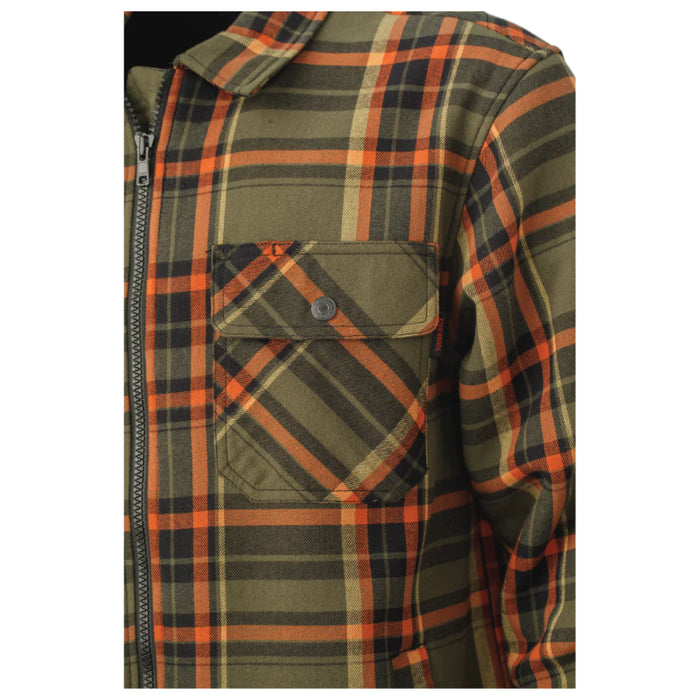 Tough Duck® Sherpa Bonded Flannel Jac-Shirt - WS15