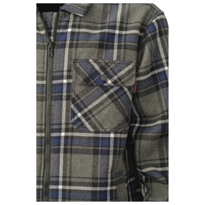 Tough Duck® Sherpa Bonded Flannel Jac-Shirt - WS15
