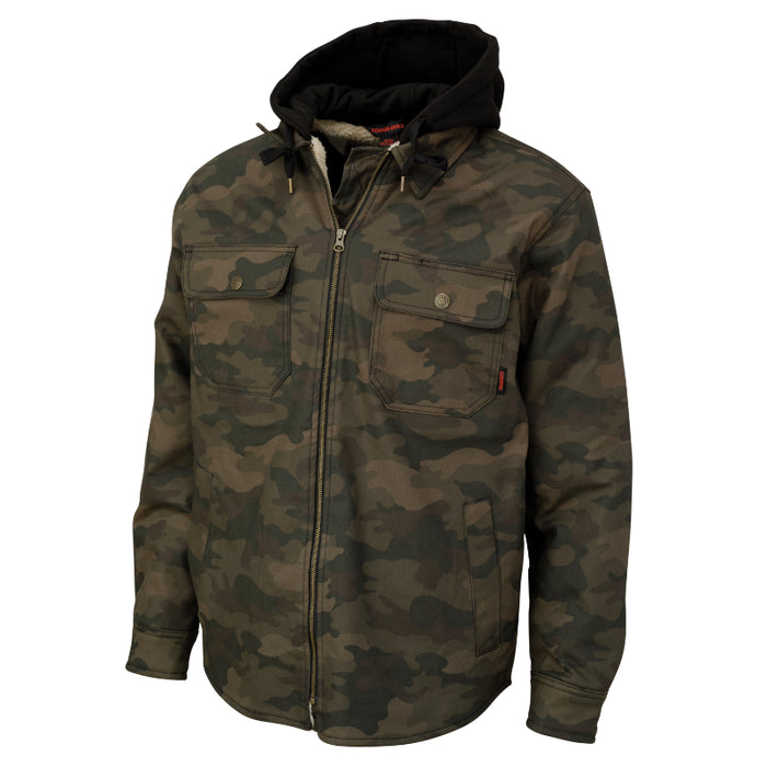 Tough Duck® Sherpa Lined Zipper Jac-Shirt - WS03