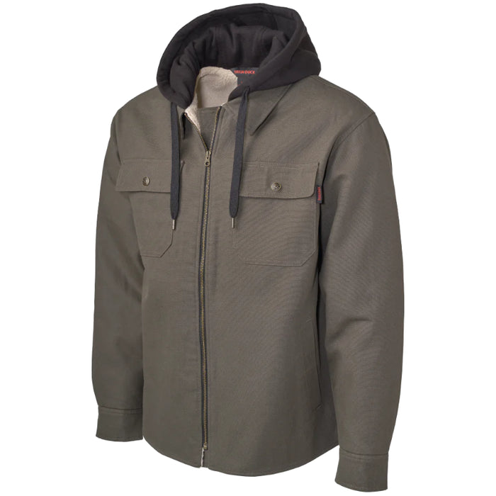 Tough Duck® Sherpa Lined Zipper Jac-Shirt - WS03