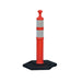 Traffix Devices 28" Tall Grabber Tube Delineator Post - 12 Lbs Base - Orange