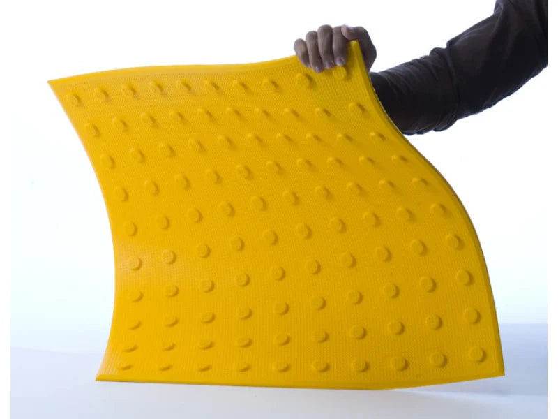 UltraTech® ADA Truncated Domes Paver Pad - 2' L x 2' W - Yellow