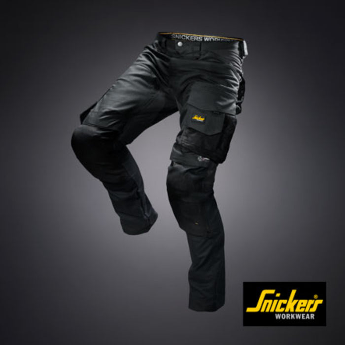 Snickers® Workwear Industrial Stretch Work Pants – Tool Holders, CORDURA® Knees & Pre-Bent Legs - U6341