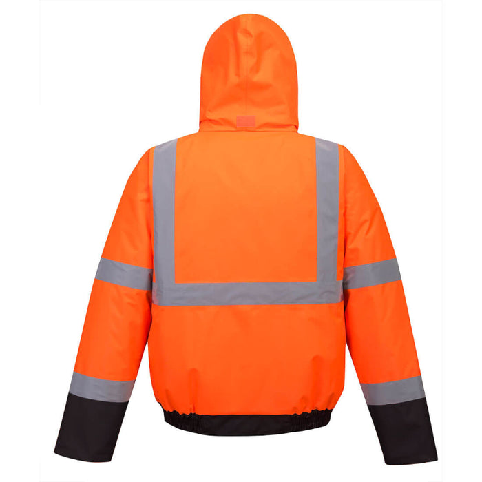 PORTWEST® Hi Vis Value Waterproof Bomber Jacket - ANSI Class 3 - US363