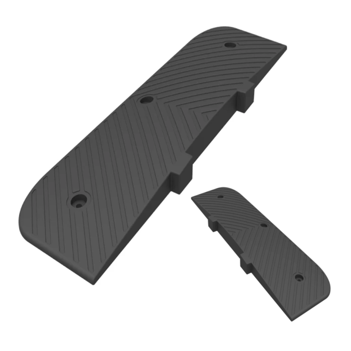 Rubber Speed Hump Installation End Caps Pair For (TKSH-3-YB)