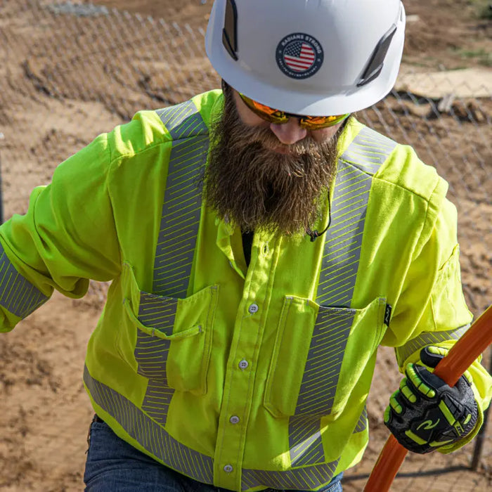 Neese High Visibility Flame Resistant Shirt - ANSI Class 3 - Type R - VDH5VSH3