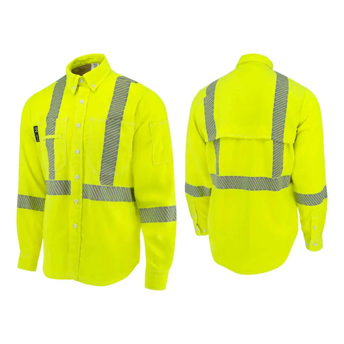 Neese High Visibility Flame Resistant Vented Shirt - ANSI Class 3 Type R - VTS5VSH3