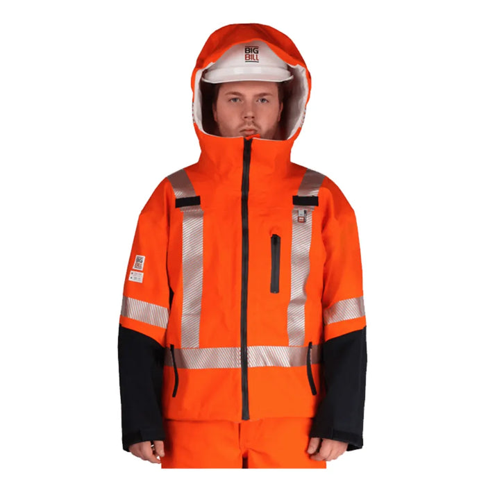 Big Bill® Flame Resistant Nomex® Waterproof Hi Vis FR Rain Jacket ARC Rated - 28MTSV