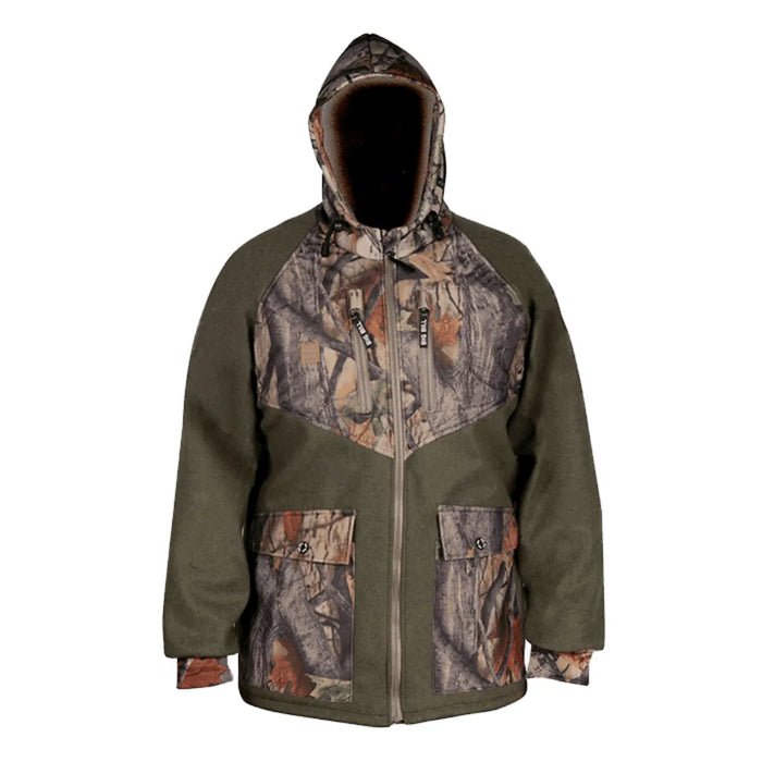 Big Bill Relaxed Fit Merino Wool Hunting Jacket with Game Bag - BBHARMER